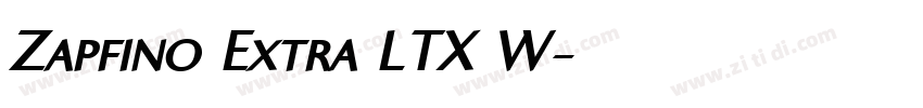 Zapfino Extra LTX W字体转换